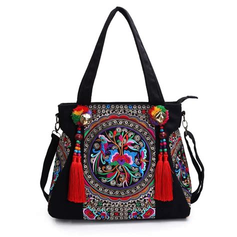 WOMEN'S LUXURY TEXTILE HANDBAGS 